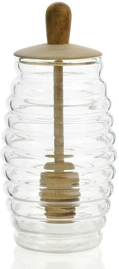Andrea House Allgemeine Verwendung Glasvase mit Deckel Transparent 300ml 1 Stück