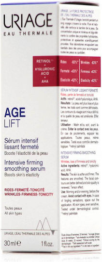 Uriage Age Lift Intensive Firming Smoothing Soothing & Anti-aging Serum Face with Retinol & Hyaluronic Acid for Firming 30ml