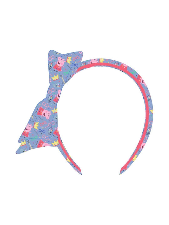 Διακάκης Blue Kids Headbands Set with Bow Peppa Pig 3pcs