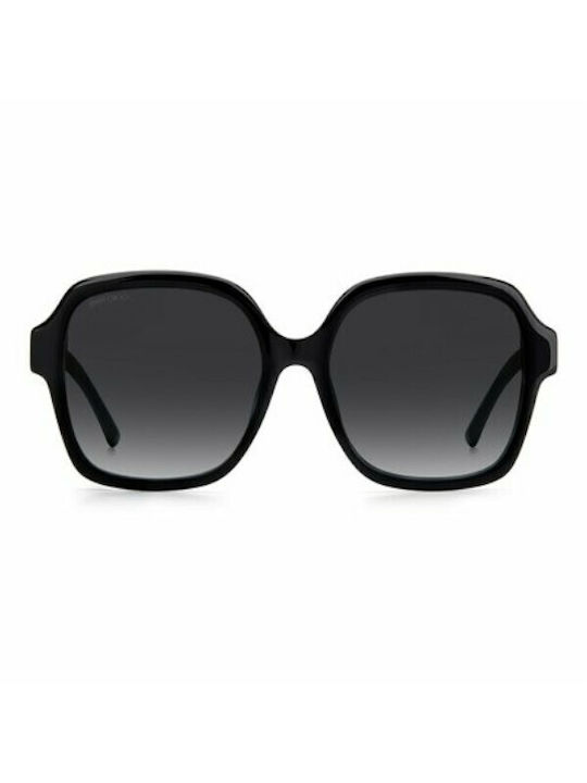 Jimmy Choo Women's Sunglasses with Black Plastic Frame and Black Gradient Lens Rella/G/S 807/9O