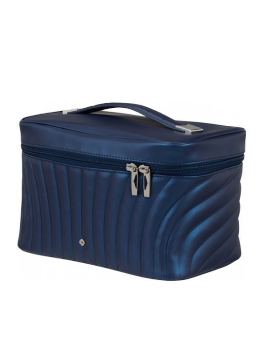 Toiletry Bag in Navy Blue color 24cm