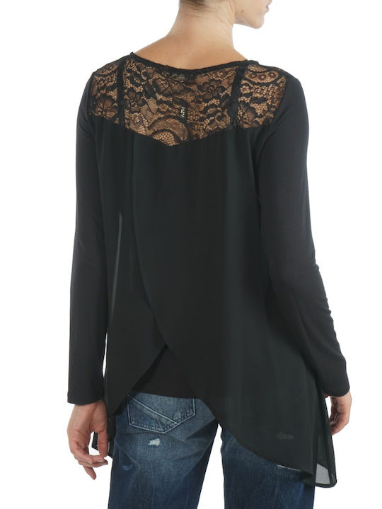 FRAGOMINA Blouse BLACK Women's