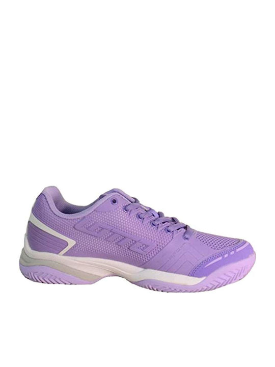 Lotto Viper Ultra CLY Tennisschuhe Tongelände Lila