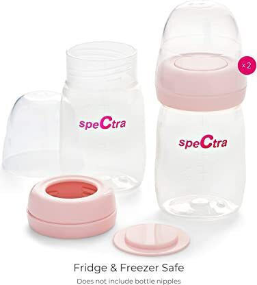 Spectra Washable Breast Milk Storage Bottles 160ml 2 Pieces