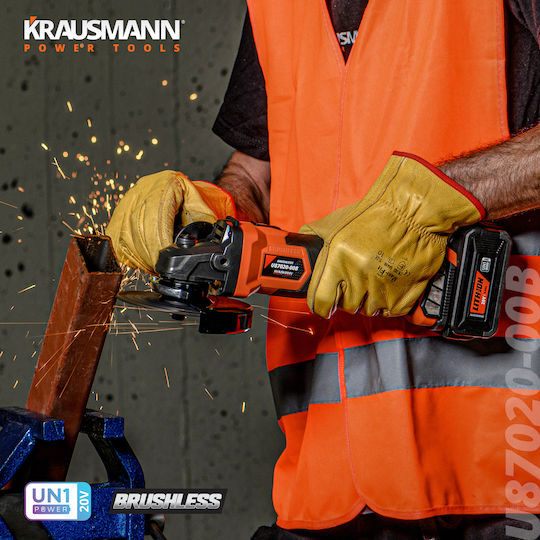 Krausmann U87020-00Β Τροχός 125mm Μπαταρίας Brushless 20V Solo