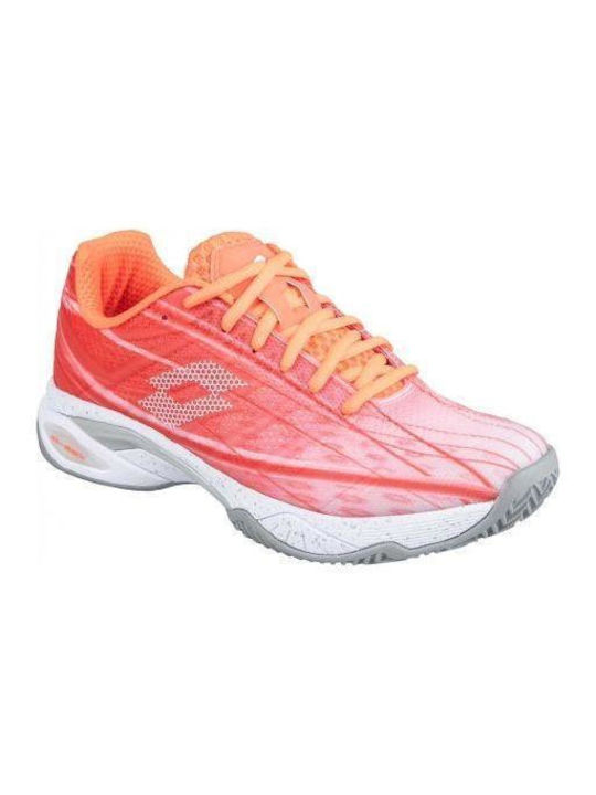 Lotto Mirage 300 CLY Women's Tennis Shoes for Clay Courts Red