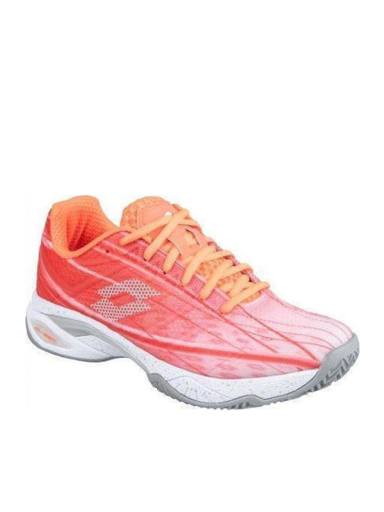 Lotto Mirage 300 CLY Women's Tennis Shoes for Clay Courts Red