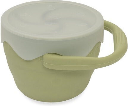 Interbaby Silicone Baby Container for 6+ months Green