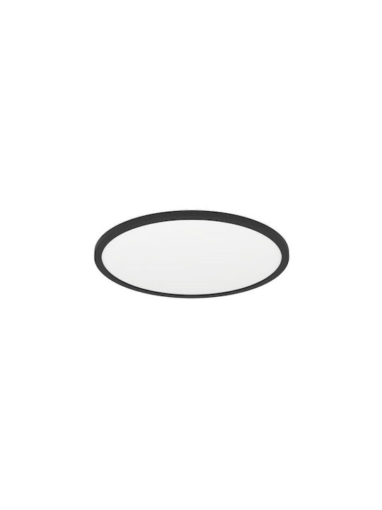 Eglo Rovito Klassisch Kunststoff Deckenleuchte mit integriertem LED in Schwarz Farbe 29.5Stück