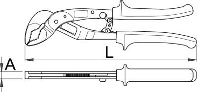 Unior Adjustable Wrench 1⅜" 180mm