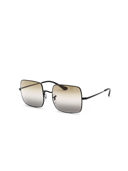 Ray Ban Square Sonnenbrillen mit Schwarz Rahmen und Braun Verlaufsfarbe Linse RB1971 002/GG