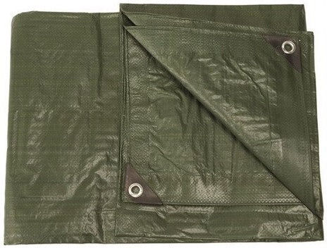 Mil-Tec Αδιάβροχος Μουσαμάς 120gr/m² 3x5μ. Ελαφρού Τύπου Χακί