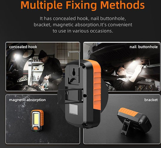 Superfire Arbeitslampe Batterie LED IP43 mit einer Helligkeit von bis zu 650lm