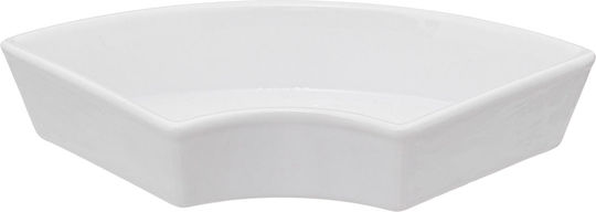 Ορντεβιέρα 5 Θέσεων από Πορσελάνη Λευκή Ø27xY4.3cm