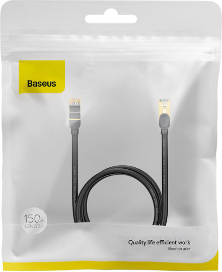 Baseus U/UTP Kat.7 Ethernet-Netzwerkkabel 1.5m Schwarz 1Stück
