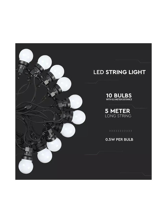 V-TAC Outdoor Light String 5m