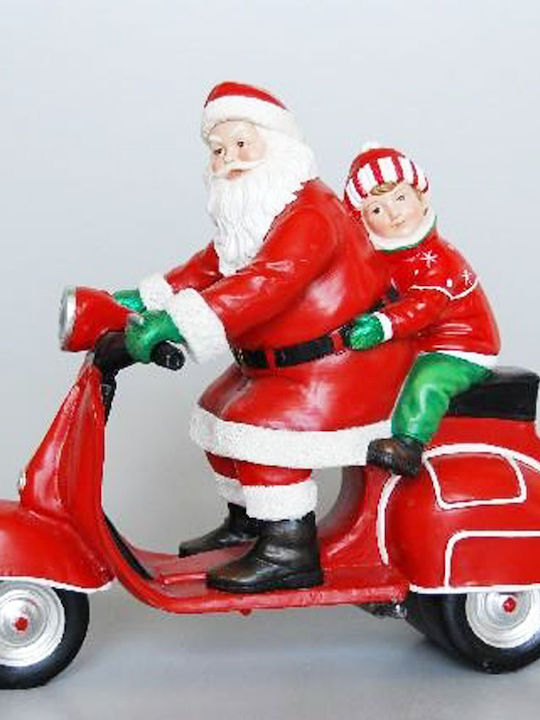 Iliadis Santa Claus Red 30x24x12cm in Vespa