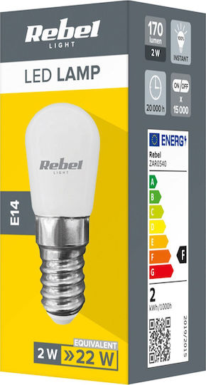Rebel Refrigerator Bulb 2W for Socket E14