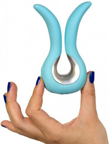 Fun Toys GVibe Mini Vibrator pentru cupluri albastru regal