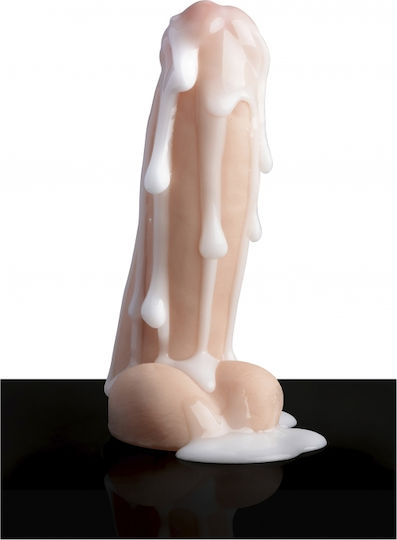 XR Dual Density Squirting Ρεαλιστικό Dildo με Δυνατότητα Εκσπερμάτωσης Flesh 20cm