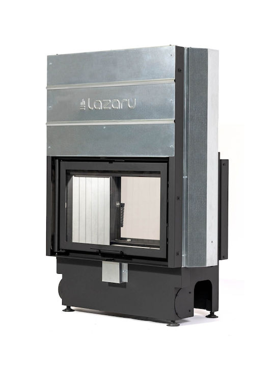 Lazaru Tunnel Premium 80/52 Wood Fireplace Insert Fan Heater with See-Through Window 13.9kW