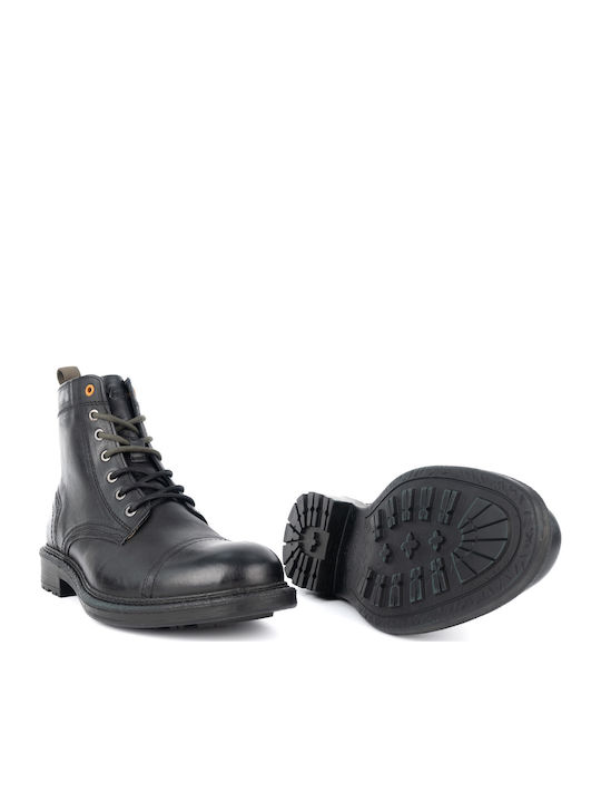 Freedom Leather Black Boots Anatomical