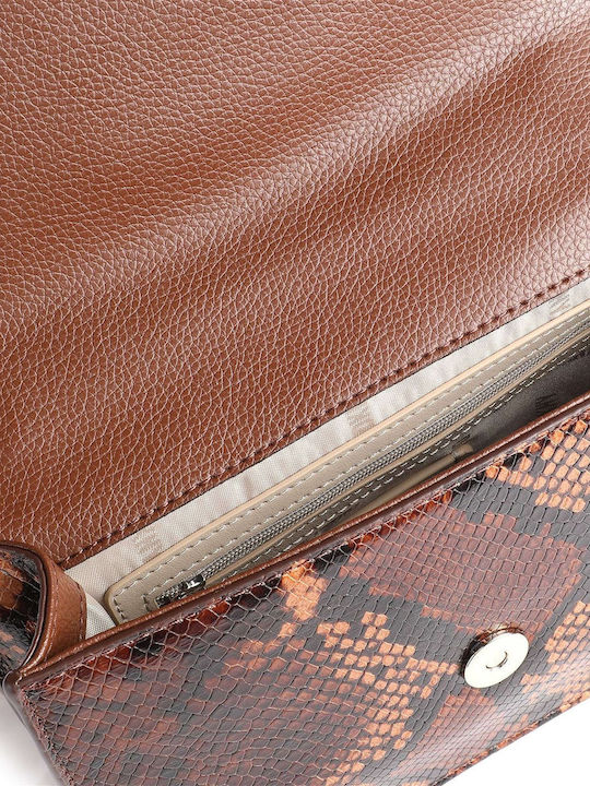 Elissa Damen-Schultertasche aus Leder Chestnut