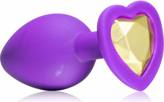 Temptasia Bling Plug Anal Plug Small Small Purple 7.5cm