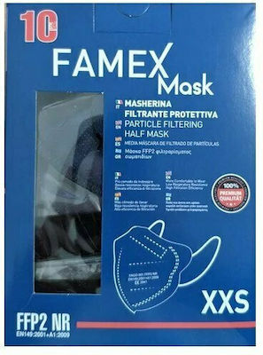 Famex Μάσκα Προστασίας FFP2 NR XXS για Παιδιά σε Navy Μπλε χρώμα 1τμχ