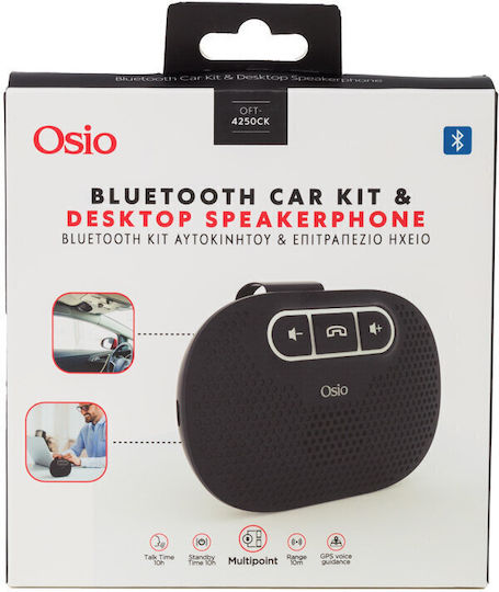 Osio Sun Visor Bluetooth Car Kit (Multipoint)
