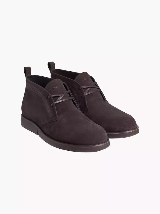 Suede Καφέ Ανδρικά Μποτάκια