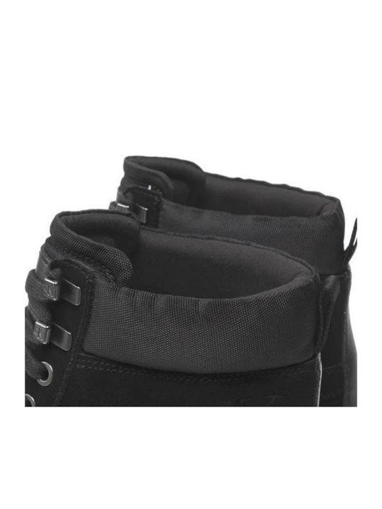 Suede Black Boots