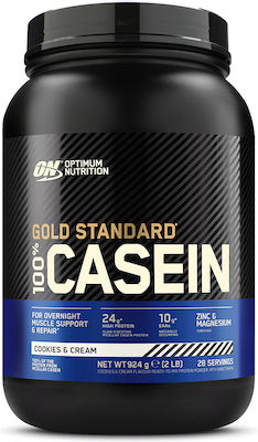 Optimum Nutrition Gold Standard 100% Casein cu Aromă de Ciocolata 908gr