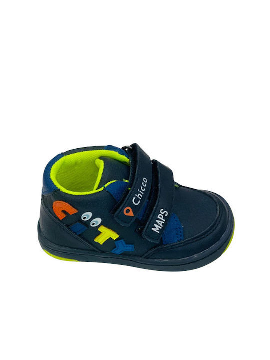 Chicco Kids Boots with Hoop & Loop Closure Blue