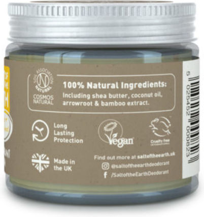 Salt of the Earth Amber & Sandalwood Φυσικό Αποσμητικό Balm Χωρίς Αλουμίνιο 60gr