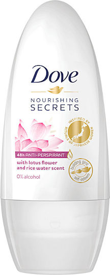 Dove Nourishing Secrets Lotus Flower & Rice Water Deodorant 48h In Roll-On 50ml