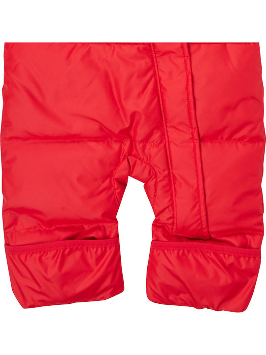Columbia Snuggly Bunny Бебешко Боди за Излизане Дълъг ръкав Червен