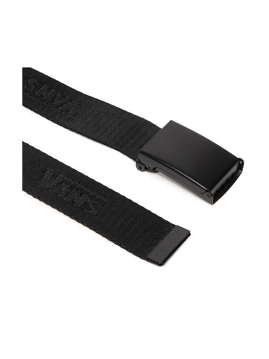 Vans Men's Fabric Webbing Belt Belt Black