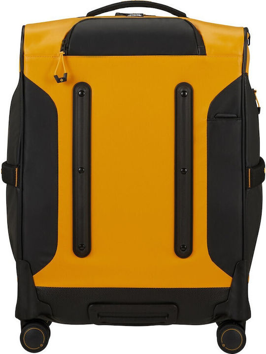 Samsonite Ecodiver Βαλίτσα Ταξιδίου Καμπίνας Υφασμάτινη Κίτρινη με 4 Ρόδες Ύψους 55εκ.