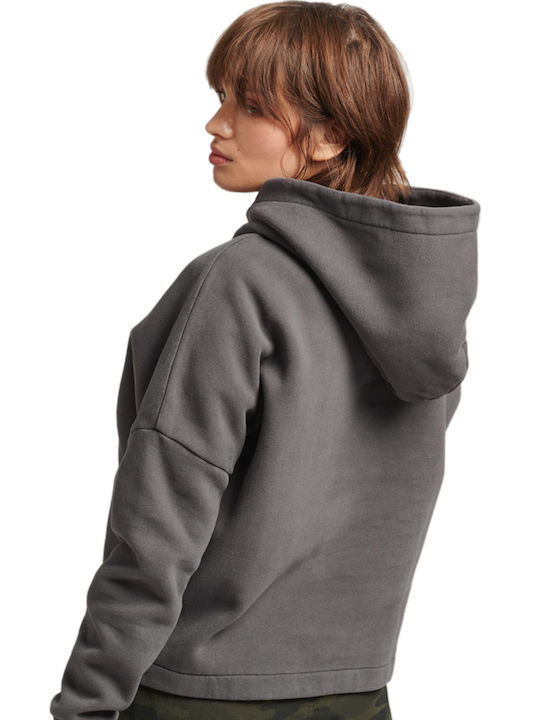 Superdry Women's Hooded Sweatshirt Gray