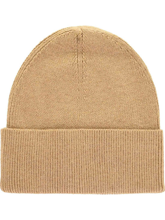 Beanie Γυναικείος Σκούφος Πλεκτός σε Μπεζ χρώμα