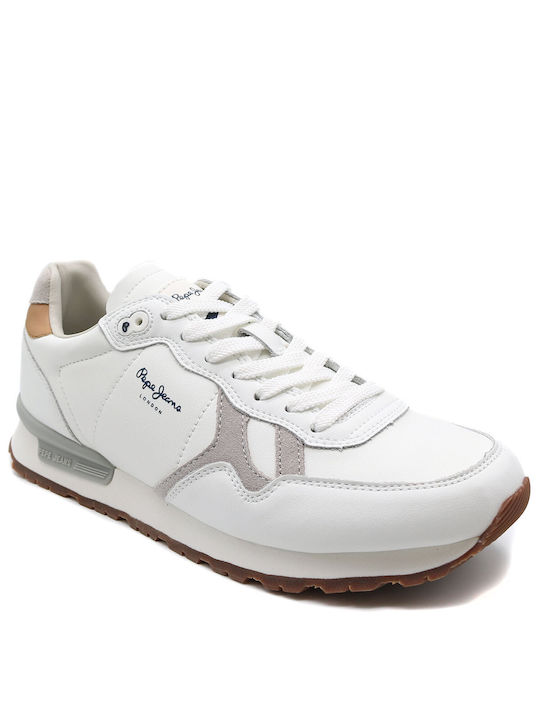 Pepe Jeans Britt Flag Sneakers White