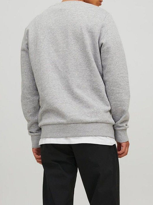 Jack & Jones Men's Sweatshirt Light Grey Melange