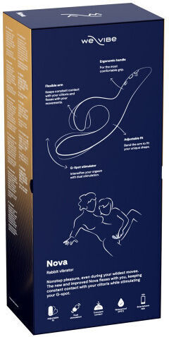 We-Vibe Nova 2 Mini Δονητής Rabbit Rabbit Vibrator 20.5cm Blue