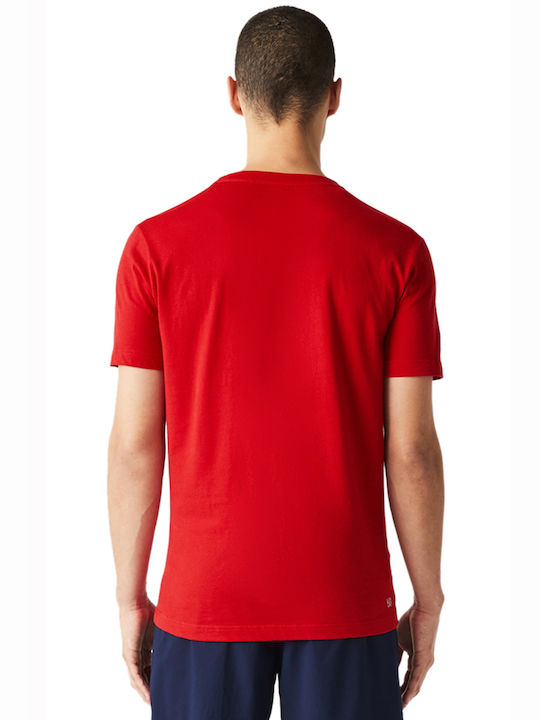 Lacoste Herren T-Shirt Kurzarm Rot