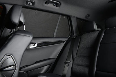CarShades für Mercedes Benz E-Commerce-Website Klasse S203 2000-2007 Schwarz gefärbt Kombi 6Stück