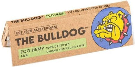 The Bulldog Amsterdam Χαρτάκια Στριφτού Τσιγάρου 1+1/4 50 φύλλα 18τμχ