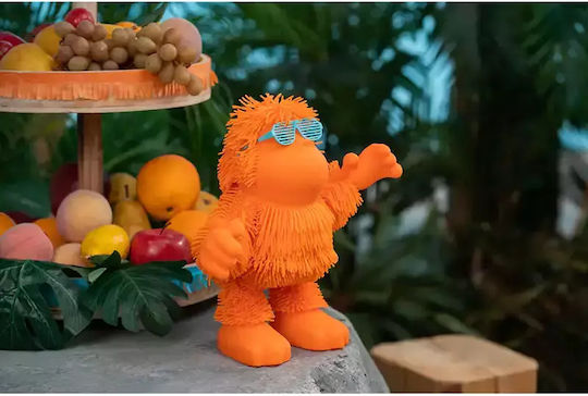 50/50 Games Plush Jiggly Pets Hairy Animals Tan-Tan Orangutan with Motion & Sound for 4+ Age 30 cm