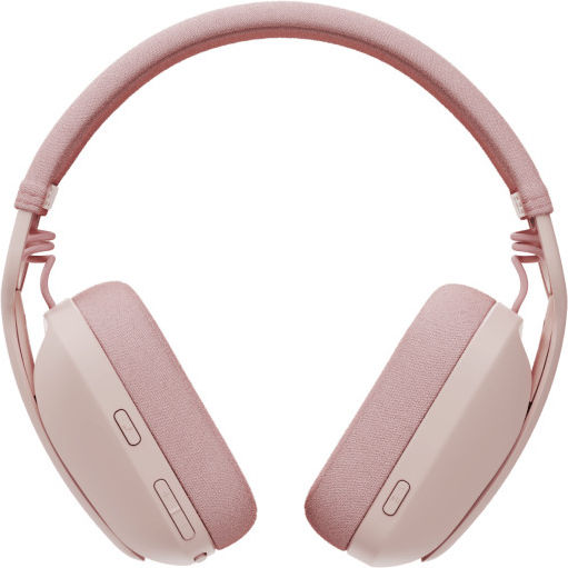 Logitech Zone Vibe 100 Wireless On Ear Multimedia Headphone with Microphone Bluetooth Pink