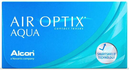Air Optix Aqua 3 Месечно Контактни Лещи Силиконов хидрогел
